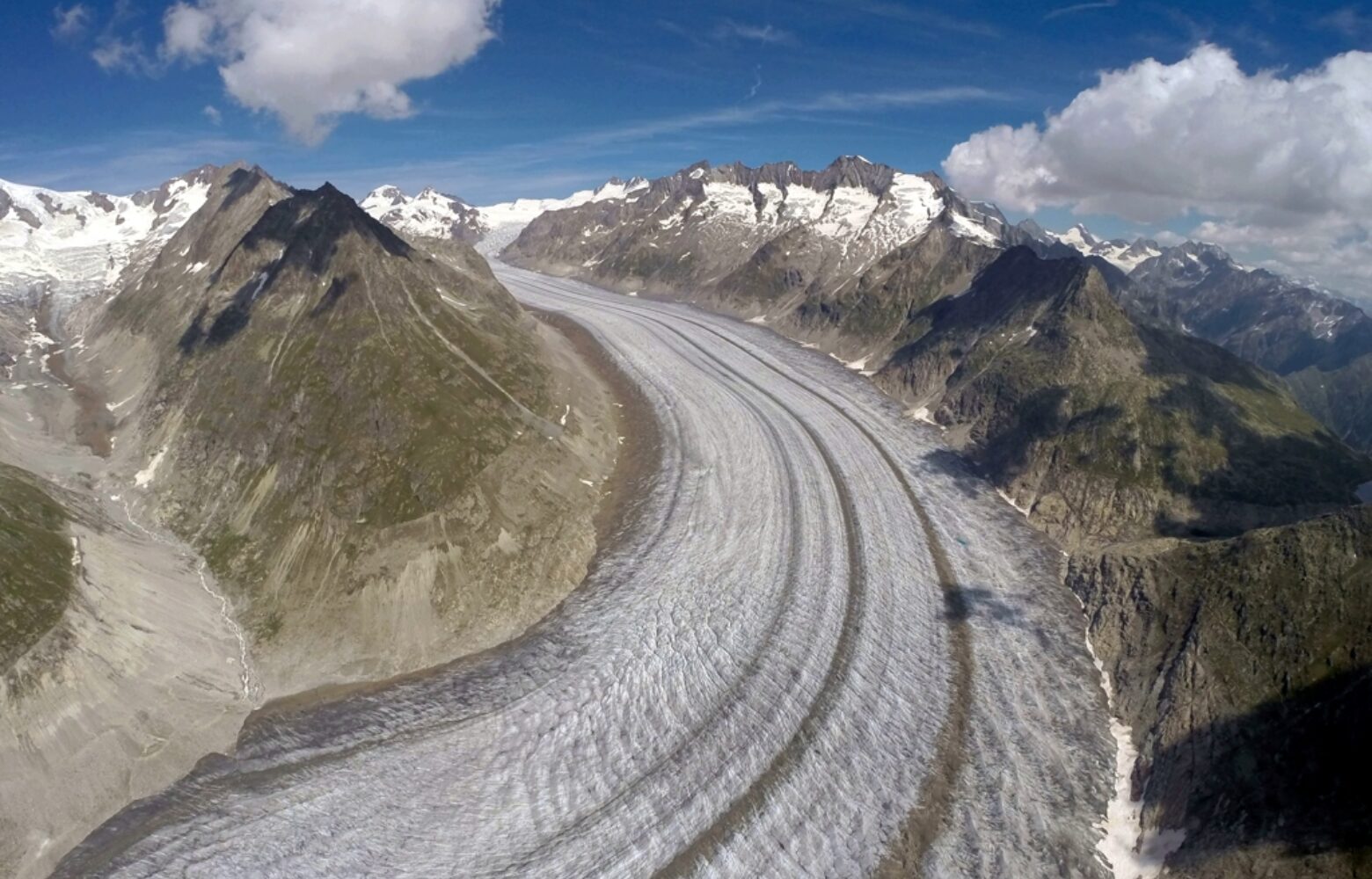 Cumulus Aletschgletscher