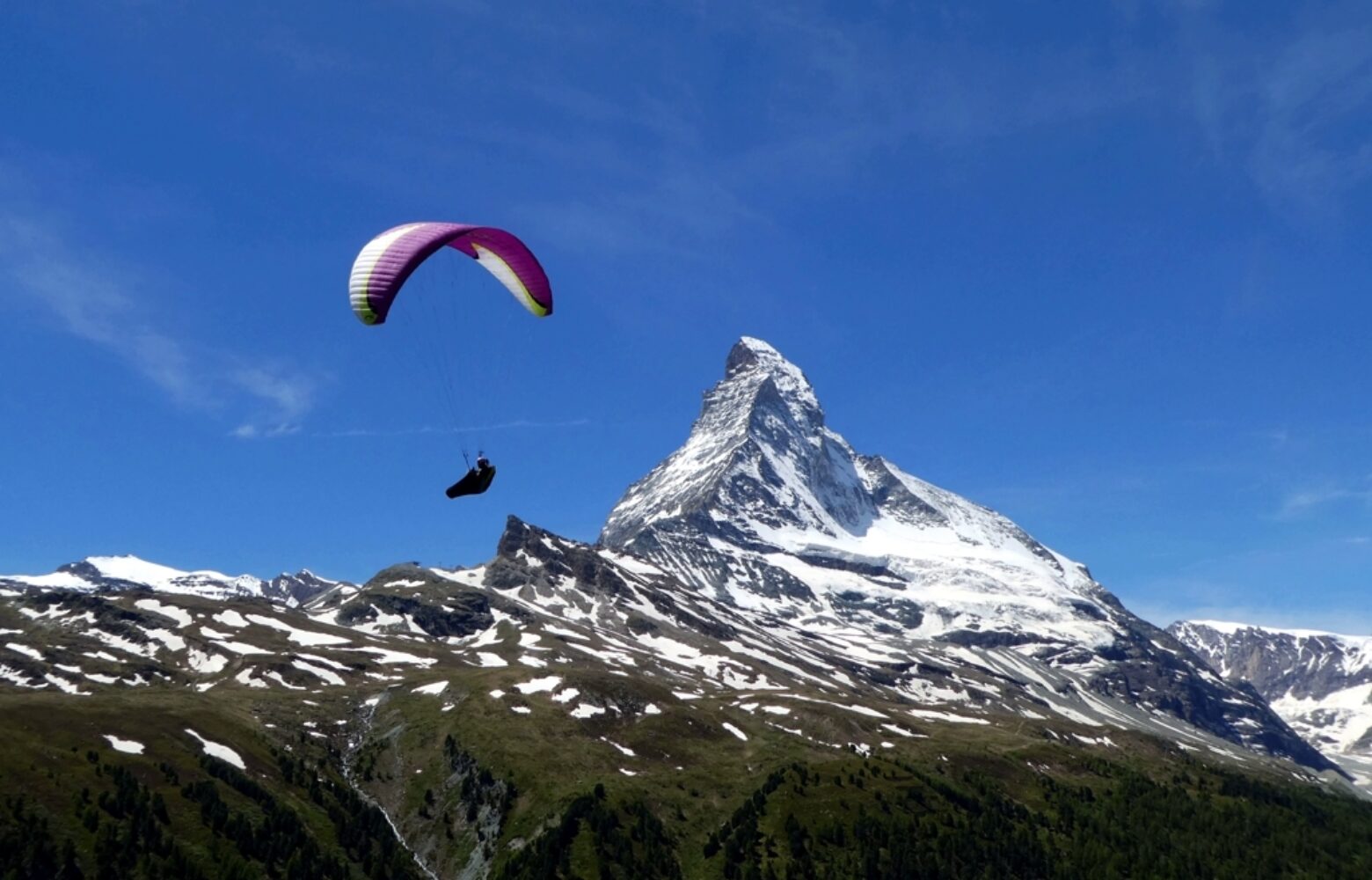 Gleitschirmfliegen Zermatt