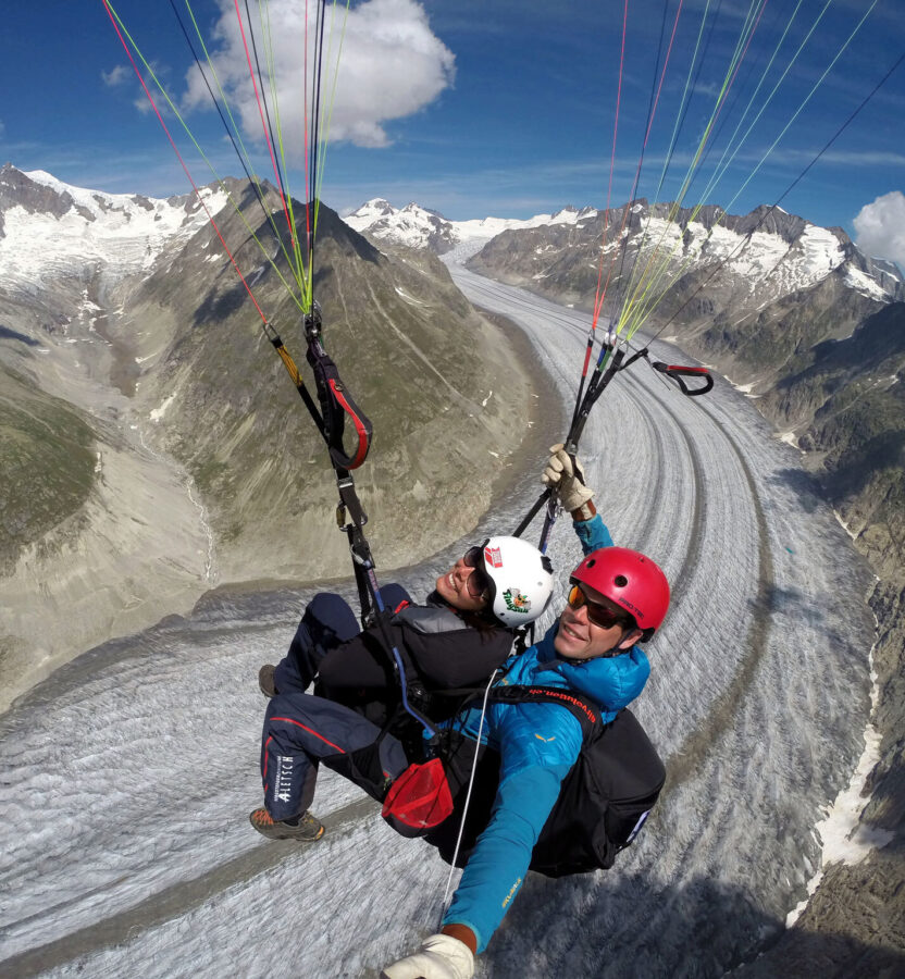 Streckenflug Aletscharena