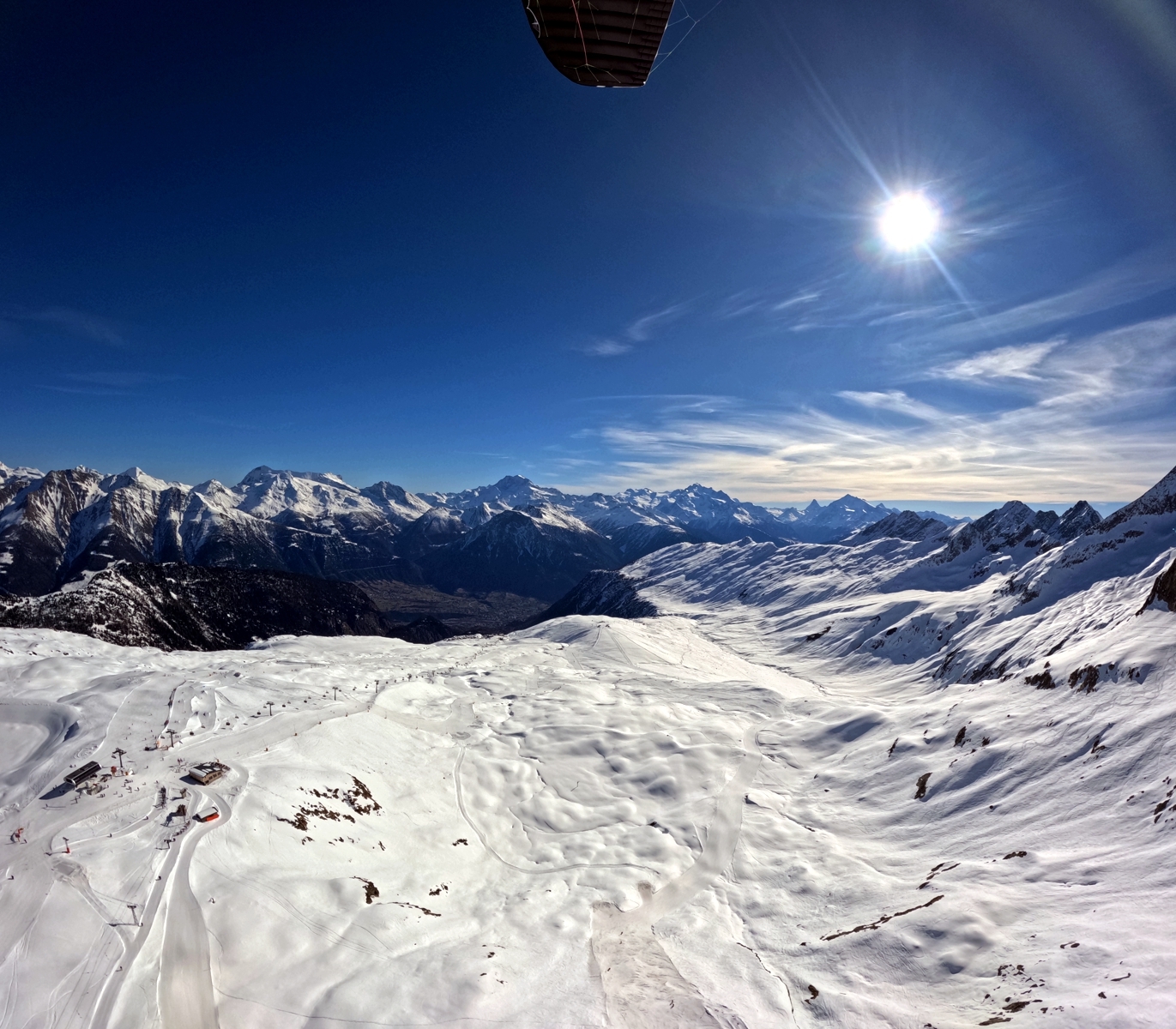 Fluggebiet Belalp Winter