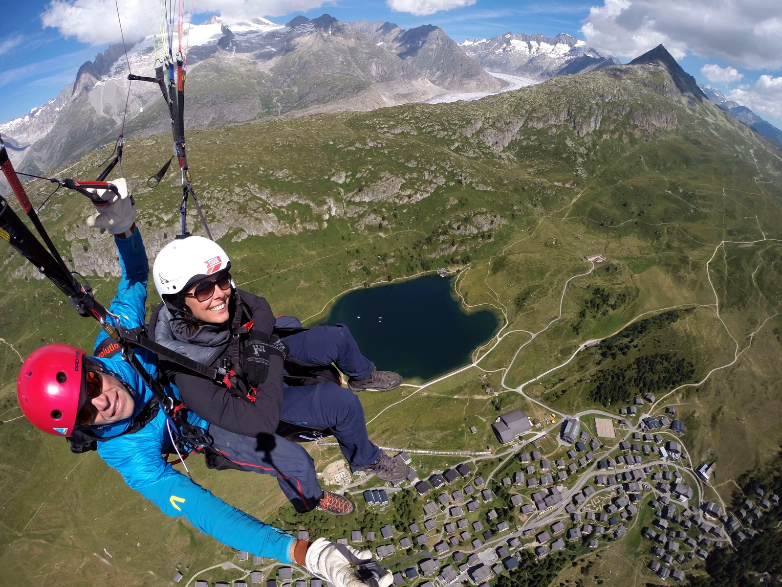 Gleitschirm Tandemflug Bettmeralp