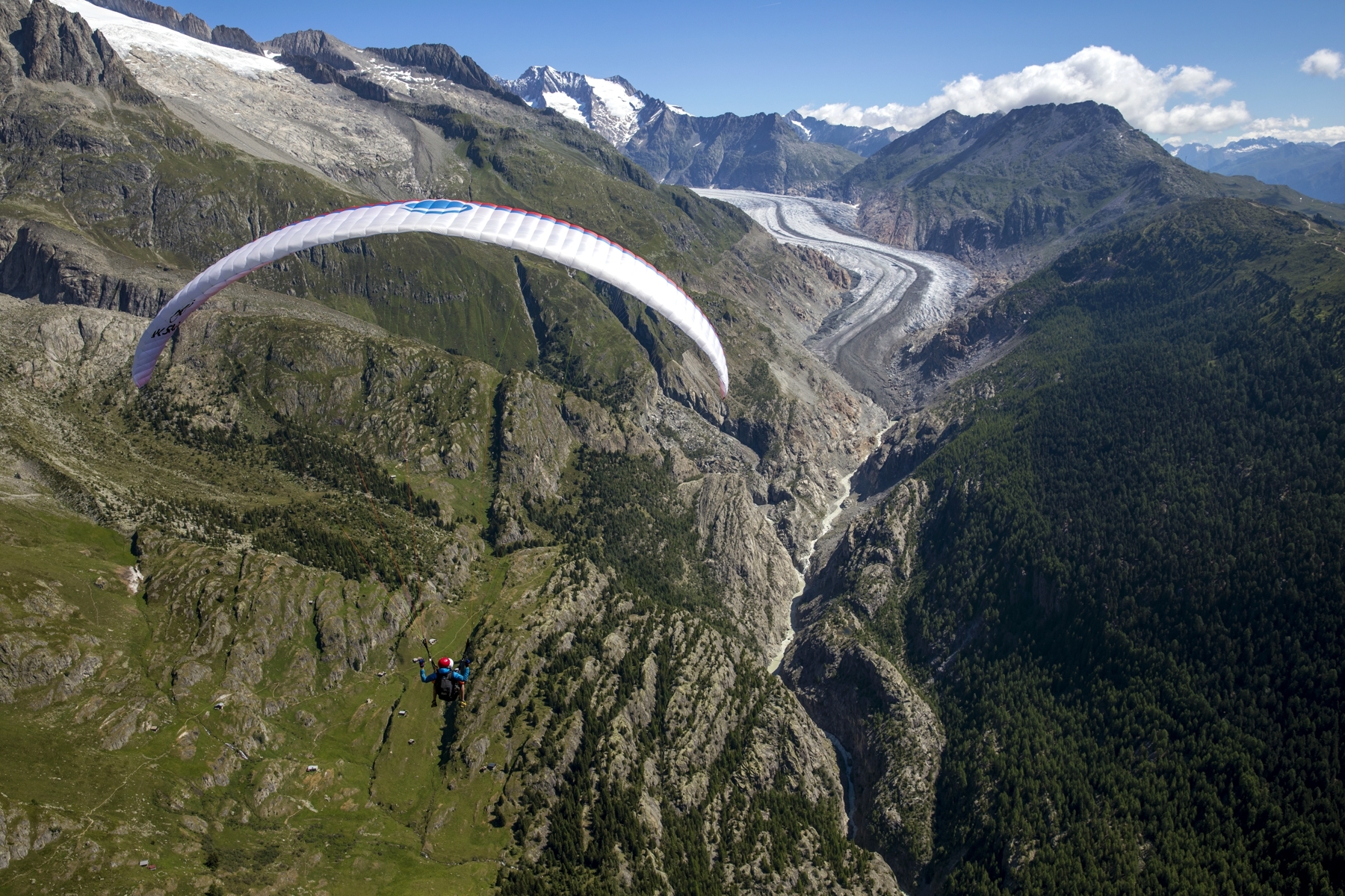 Tandemflug Belalp Aletschgletscher